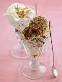 Tiramisu ice cream with Greek yoghurt