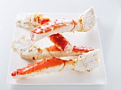 Cooked crab legs
