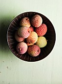 A ball of lychees