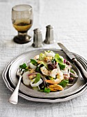 Seafood salad with olives (Italy)