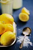 Zitronen, Zucker und selbstgemachte Limonade