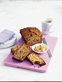 Spiced carrot bread with cinnamon butter