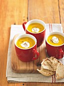 Carrot and lentil soup