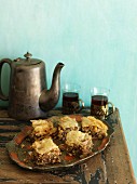 Baklava mit Kaffee