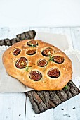 Focaccia with figs and rosemary