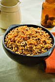 Puerto Rican olive rice