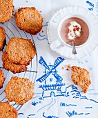 Oat biscuits with cocoa