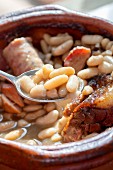 French cassoulet with white beans