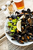 Mussels at The Halzephron Inn (Cornwall, England)