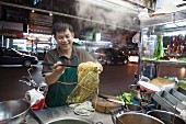 Nudelverkäufer, Straßenverkauf Thailand