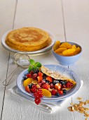 Crepe with fresh fruits
