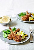 Lemon and rosemary crumbed cutlets