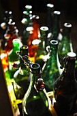 Leere Bierflaschen mit Bügelverschluss