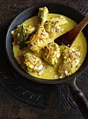 Chicken Korma mit Mandelblättchen (Indien)