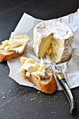 Baguette with Chaource cheese