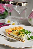 Mediterranean vegetable tart