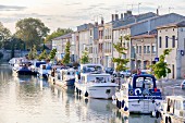Canal Du Midi in Castelnaudary (Languedoc-Roussillon, France)