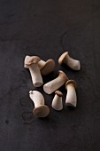 Fresh king trumpet mushrooms