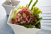 Spicy squid salad (Thailand)
