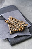 Nougat with black sesame seeds