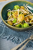 Brussels sprouts with sesame seeds
