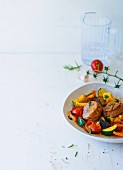 Pork medallions with ratatouille