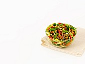 Pasta salad with vegetables