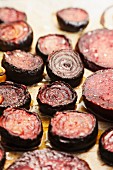Oven-roasted beetroot with olive oil and salt