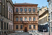 Die Fassade des Museo Manzoniano, Mailand