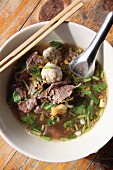 Noodle soup with beef, Thailand