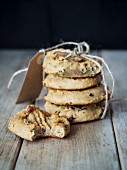 Flourless vegan, gluten-free chocolate chip and chickpea cookies