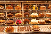 Sweet and cakes in a shop in Trabzon, Turkey