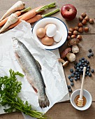 Ingredients for the Paleo diet