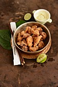 Fried chicken 'karaage' from Singapore