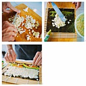 'Low Carb' sushi being made with cauliflower