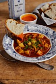 Chicken and fennel stew with rouille (Provence)