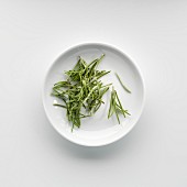A plate of dried rosemary