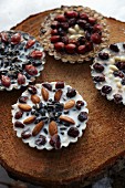 Bird cakes: cakes made from bird food, berries and almonds