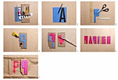Making alphabet stamps