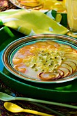 Exotic fruit carpaccio