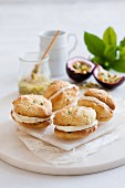 Passion fruit whoopie pies
