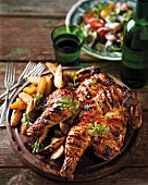 Grilled chicken with chilli
