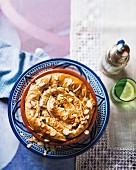 Pastilla with chicken, ras el hanout and almonds (Morocco)