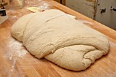 Unbaked salt bread (traditional bread from north-eastern USA)