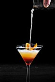 A vodka Martini with orange juice