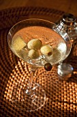Martini with olives