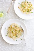 Snapper carpaccio