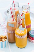 Pear and mango smoothies
