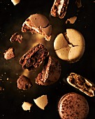 A brown macaroon explosion