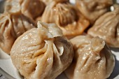 Momos, typical street food dumplings of Nepal and Tibet